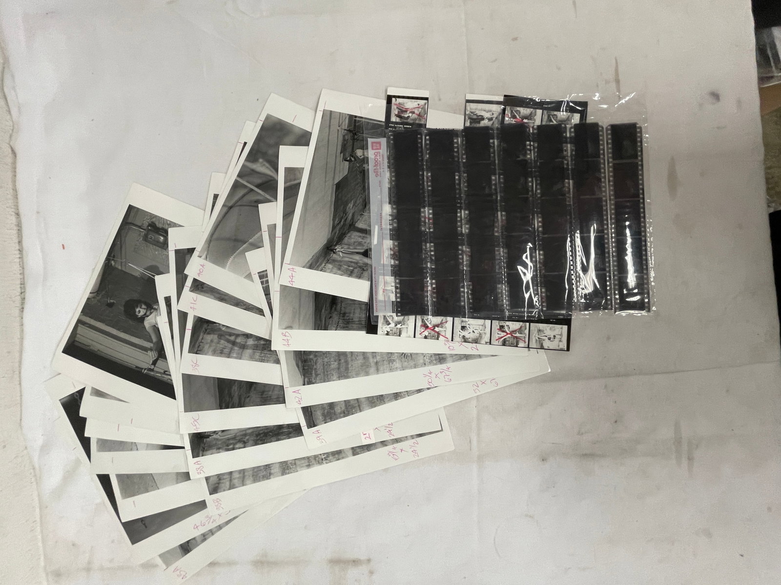 Vintage Black and White Erotic Photographs Negatives Contact Sheets and Slides (1 of 2)