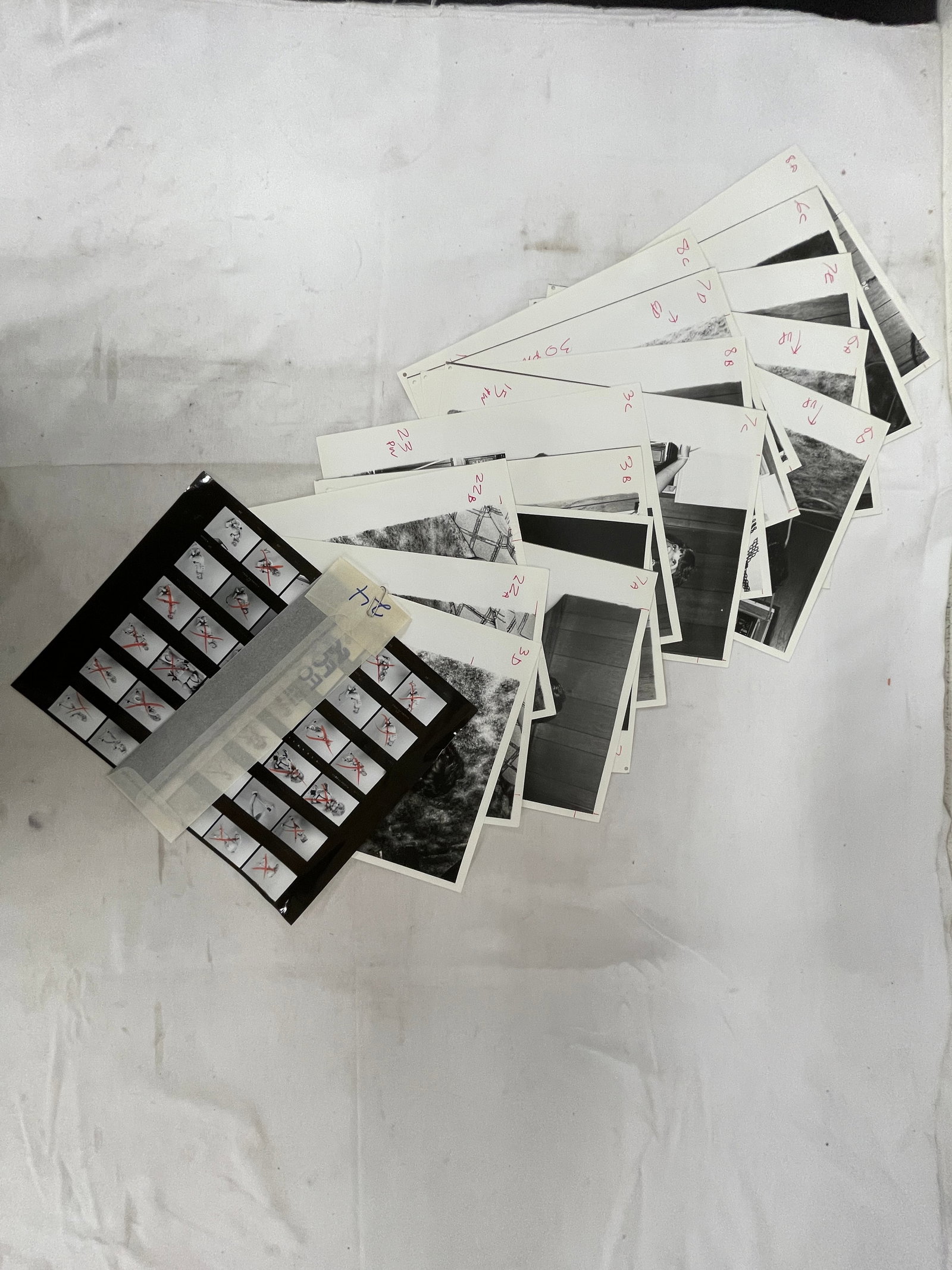 Vintage Black and White Erotic Photographs Negatives Contact Sheets and Slides (1 of 2)