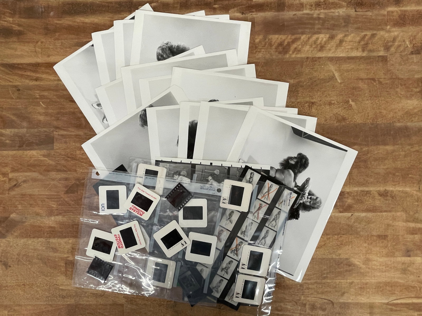 Vintage Black and White Erotic Photographs Negatives Contact Sheets and Slides (1 of 2)