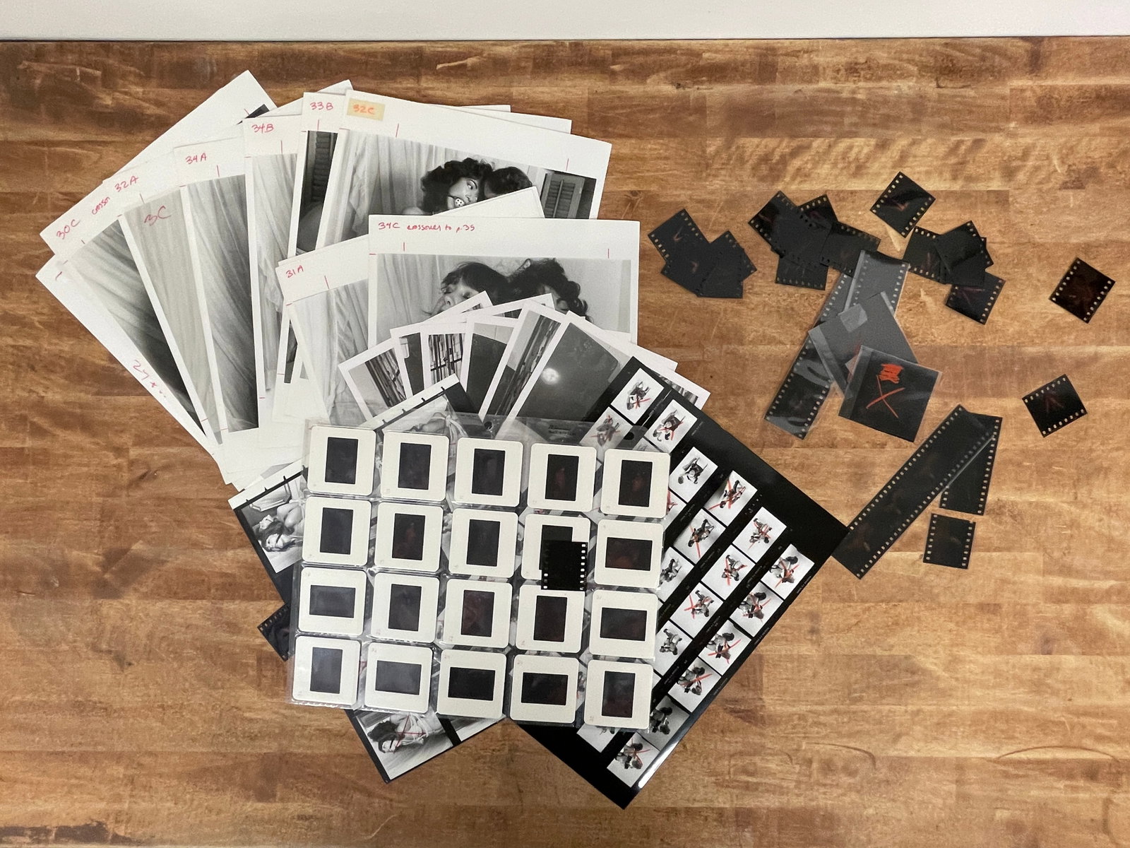 Vintage Black and White Erotic Photographs Negatives Contact Sheets and Slides: Vintage Black and White Erotic Photographs Negatives Contact Sheets and Slides