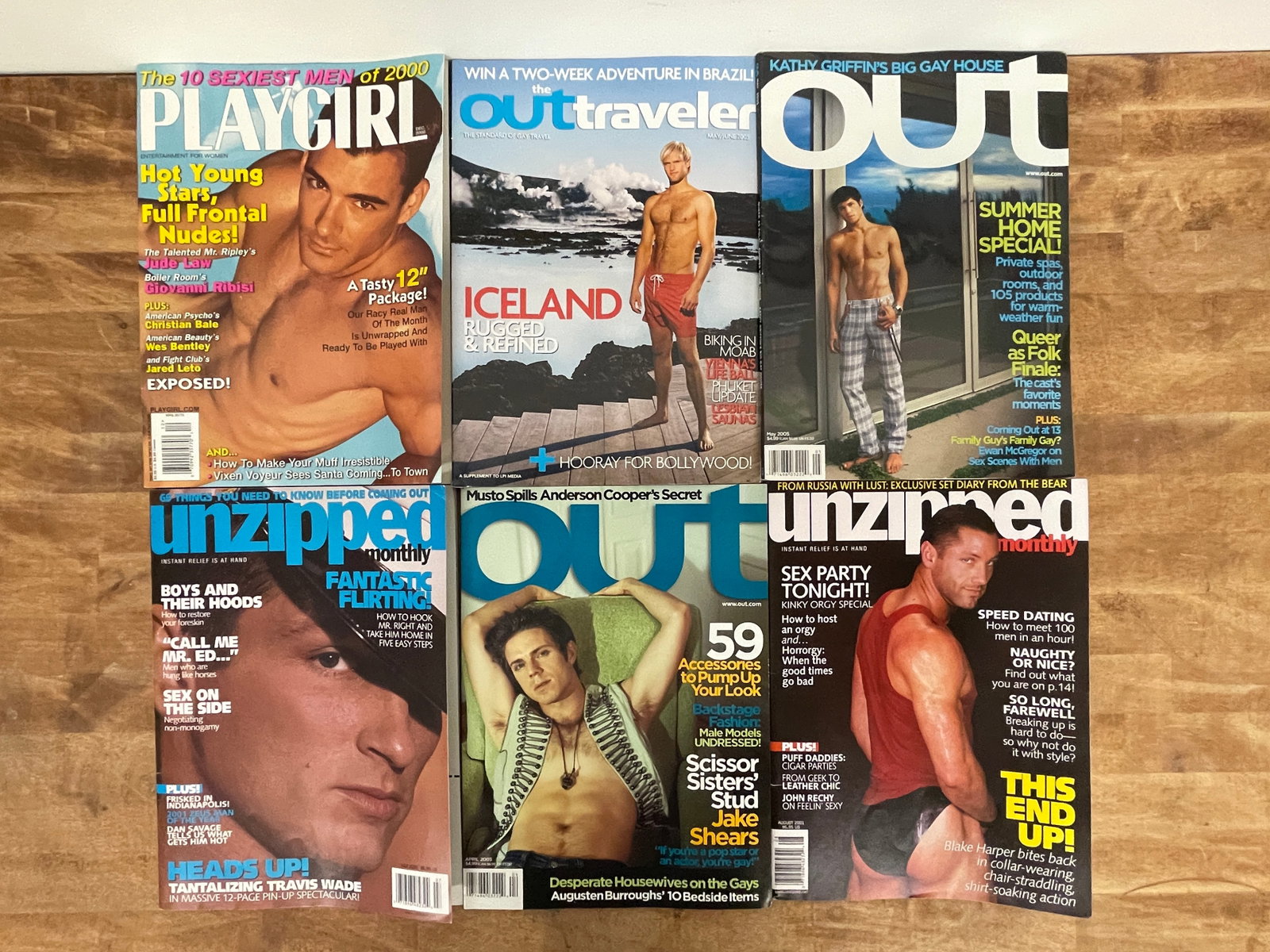 Vintage Adult Gay Magazine Collection Lot (1 of 3)