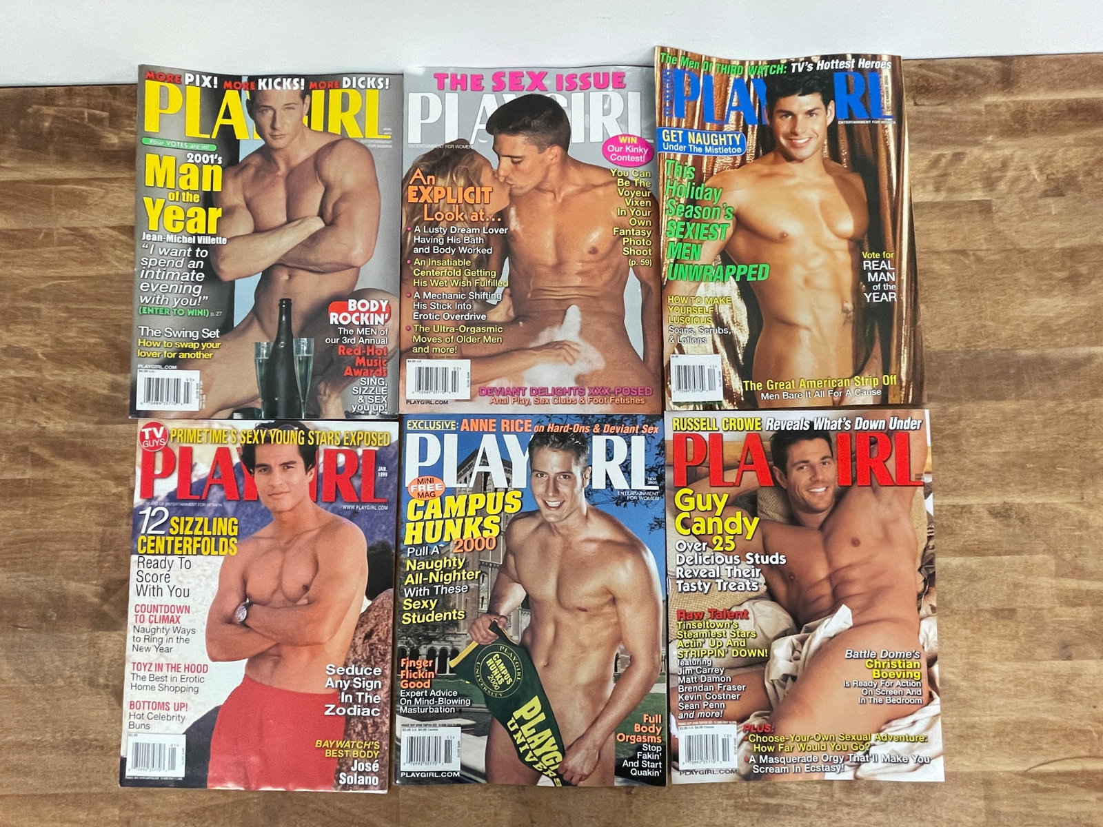Vintage Adult Gay Magazine Collection Lot (1 of 3)