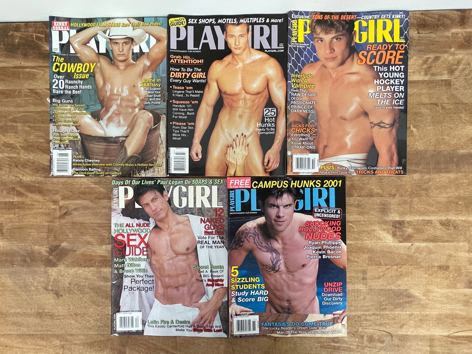 Vintage Adult Gay Magazine Collection Lot (1 of 3)