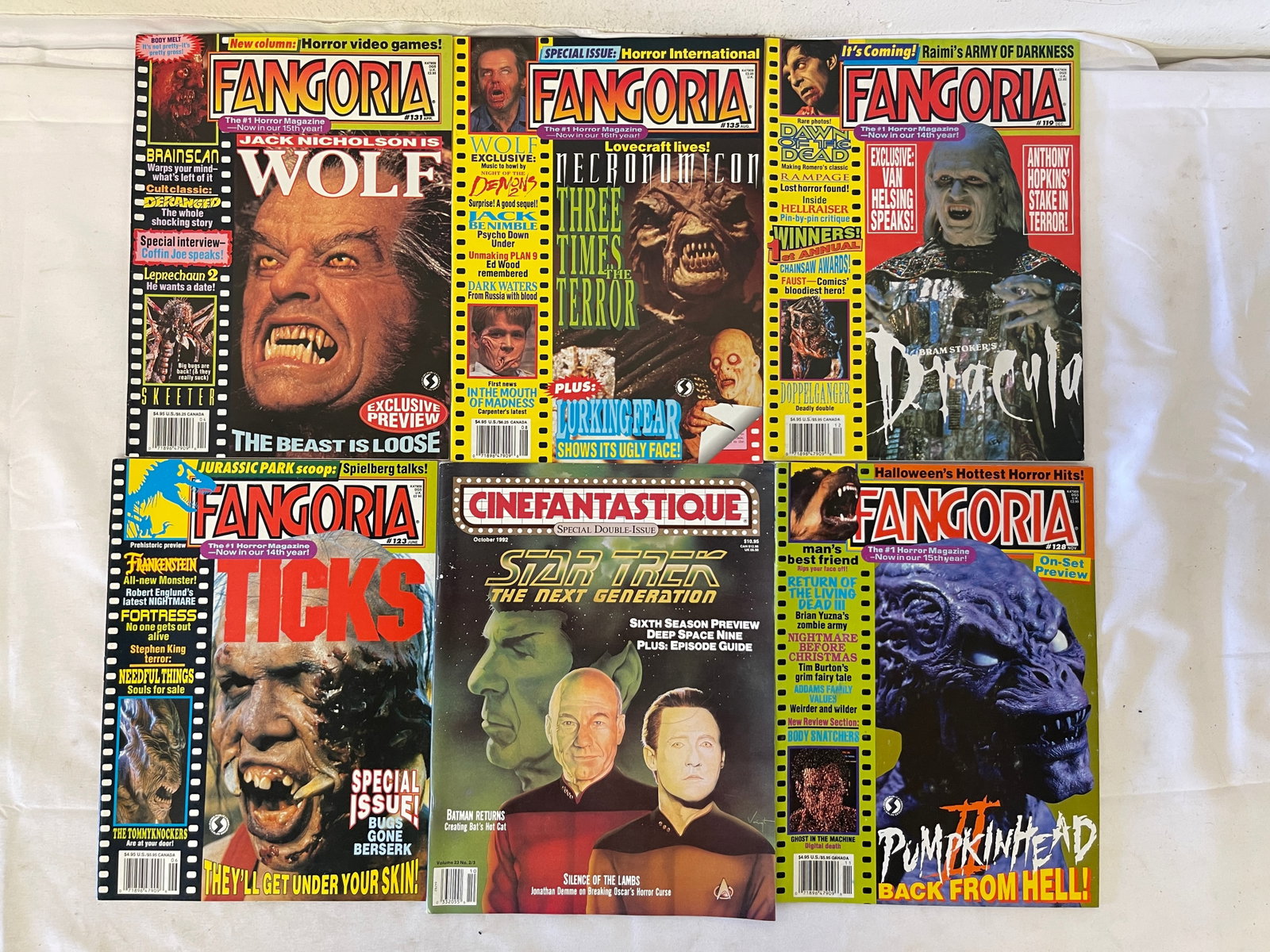Vintage Horror Magazine Collection Lot (1 of 3)