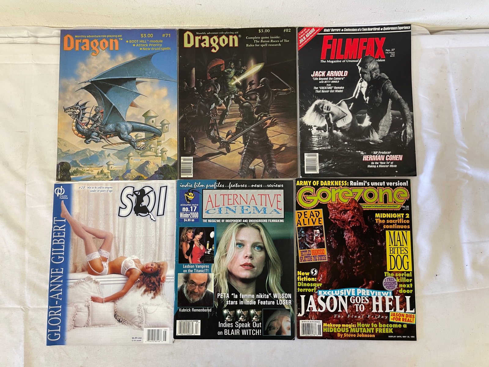 Vintage Horror Magazine Collection Lot (1 of 3)
