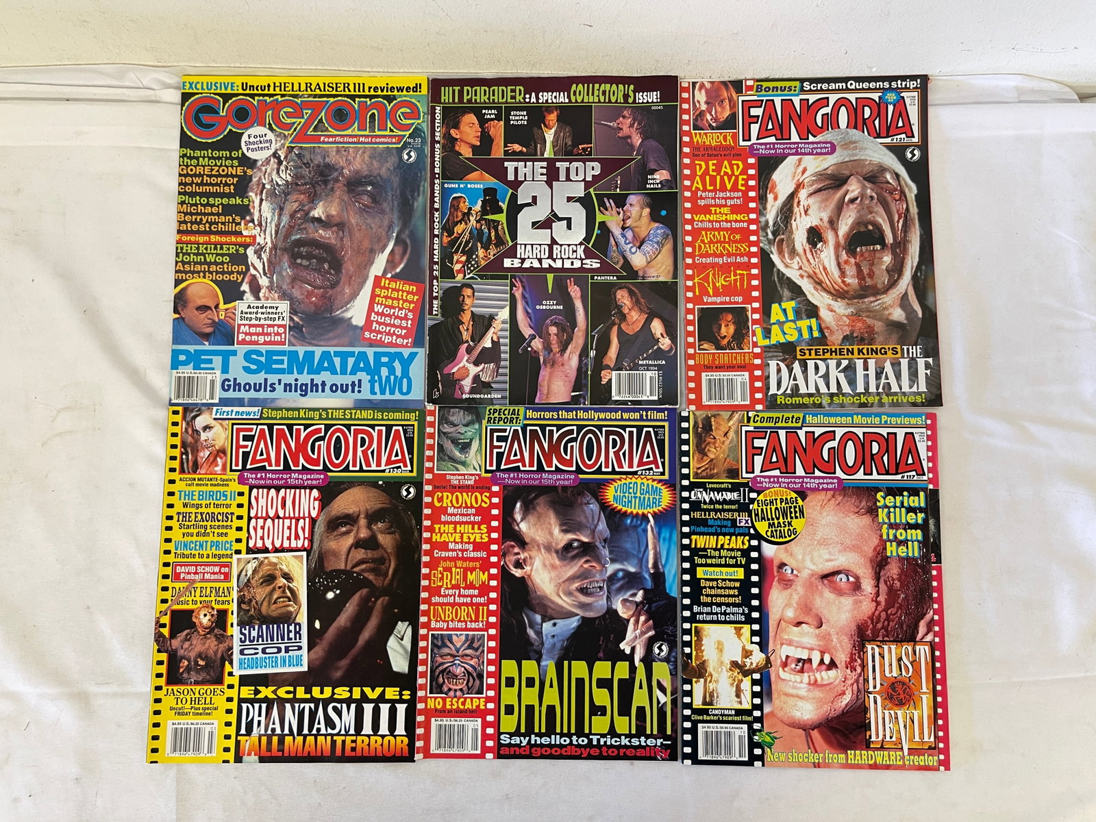 Vintage Horror Magazine Collection Lot (1 of 3)