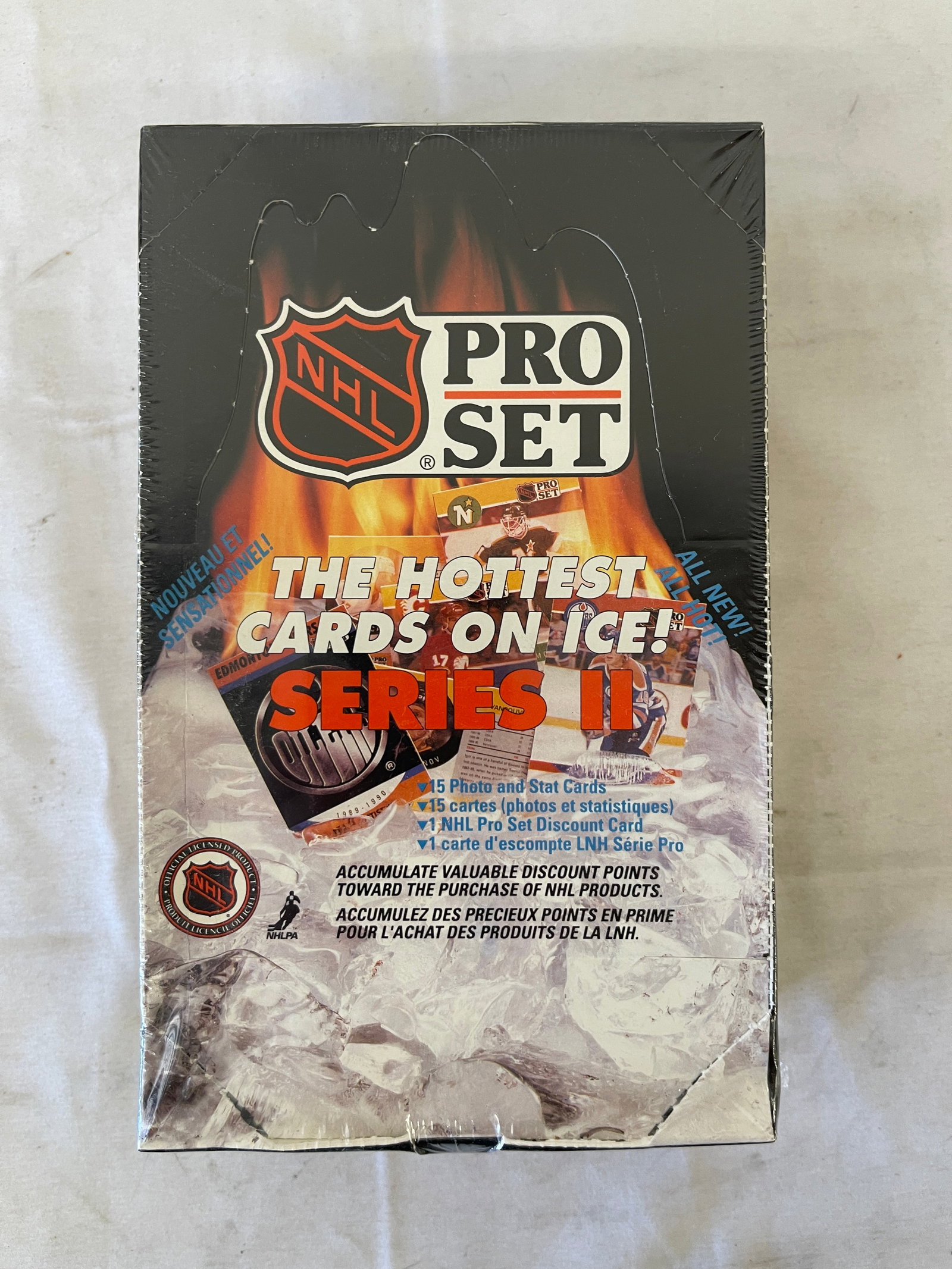 NHL Pro Set Series II Hockey Trading Cards Wax Box Factory Sealed 1991: NHL Pro Set Series II Hockey Trading Cards Wax Box Factory Sealed 1991