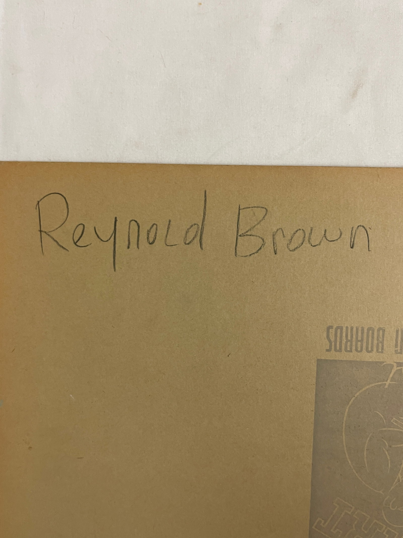 Reynold Brown Gouache Illustration Art Man in Wicker Chair 15x20 - 5