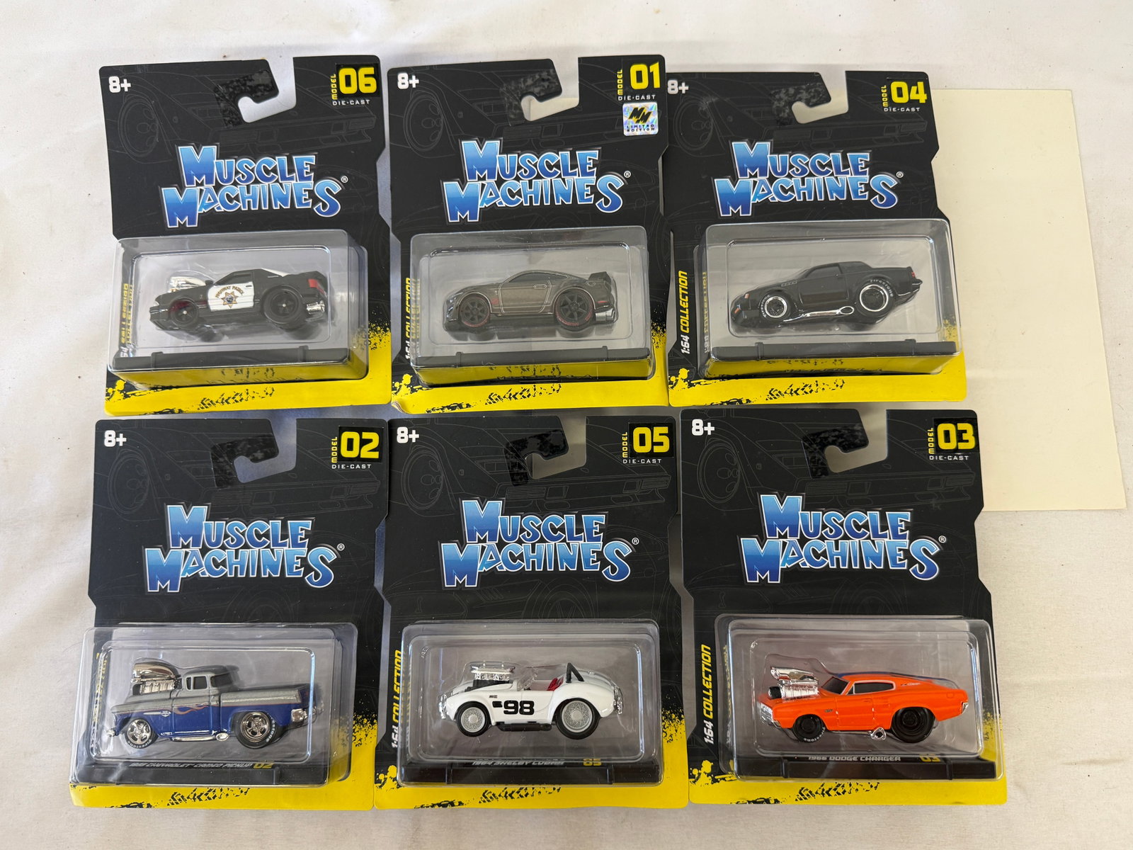 Muscle Machines Die-Cast 1:64 Series 1 Complete Set of 6 Models 01-06 (1 of 2)
