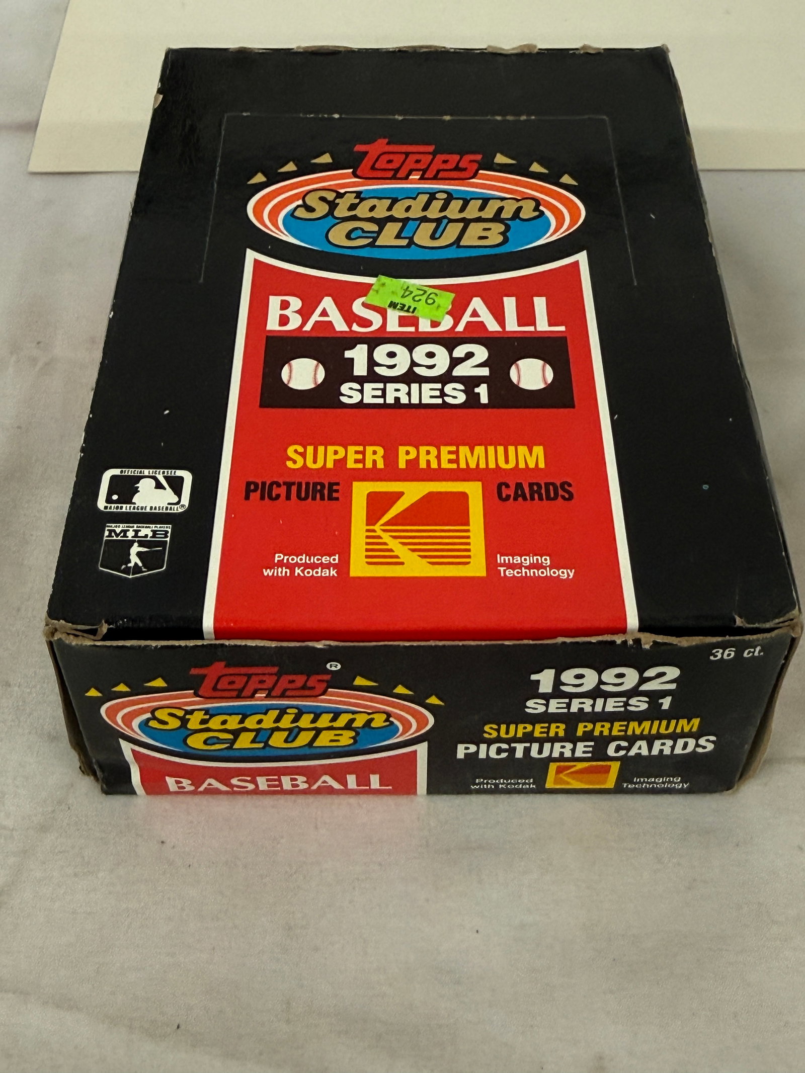 1992 Topps Stadium Club Baseball Series 1 Super Premium Wax Box 36 Packs (1 of 4)