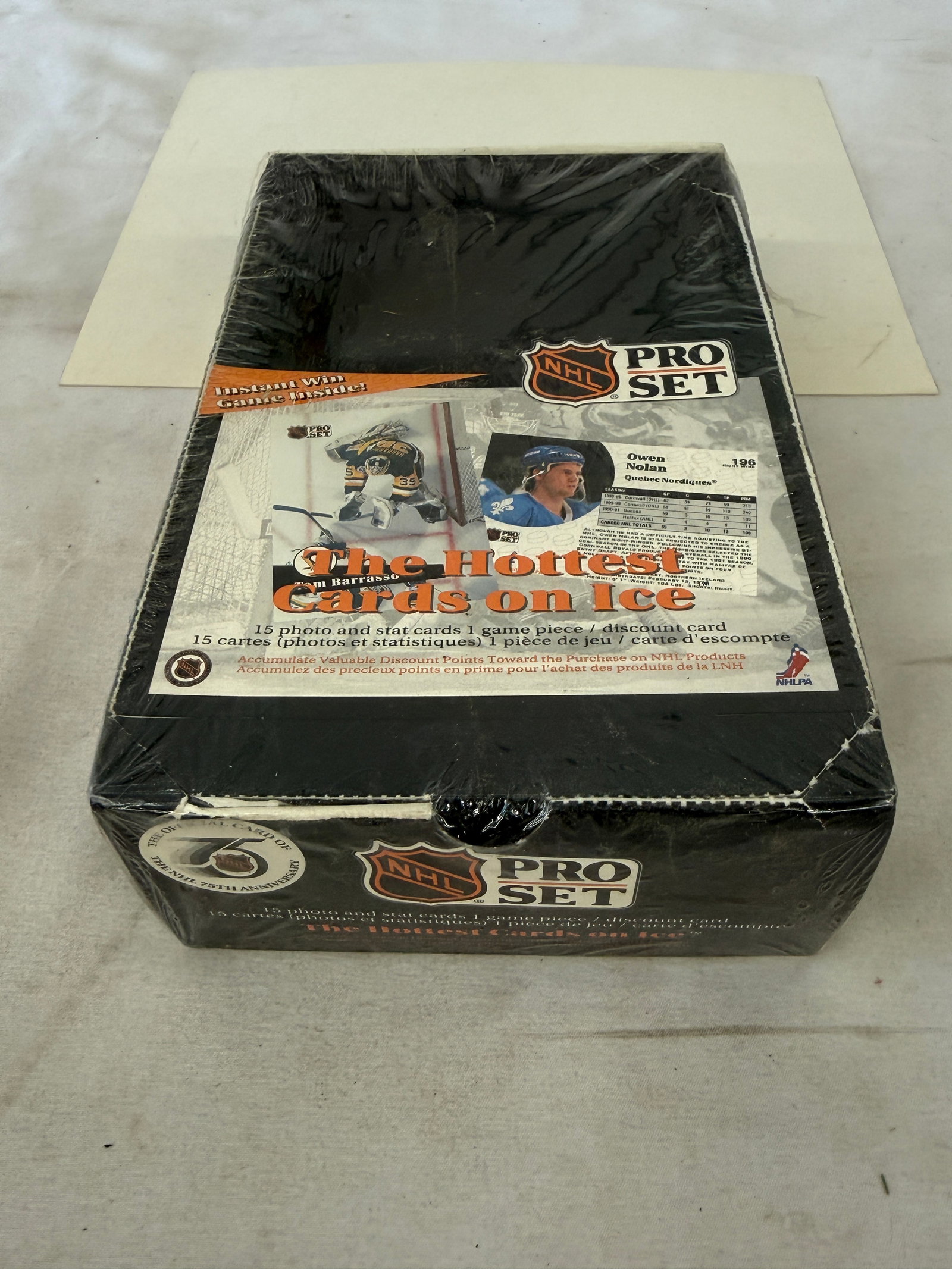 1991-92 NHL Pro Set Hockey Hottest Cards on Ice Sealed Box 36 Packs (1 of 4)