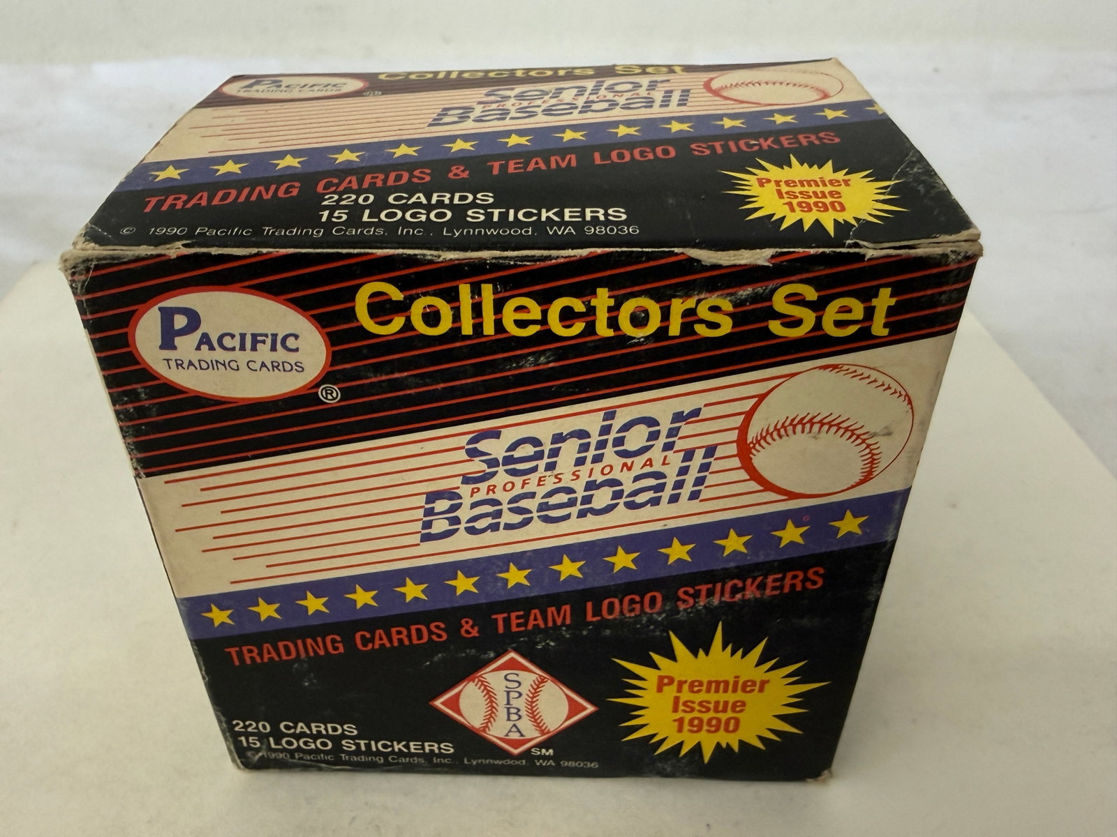 1990 Pacific Trading Cards Senior Professional Baseball Collectors Set 220 Cards (1 of 3)