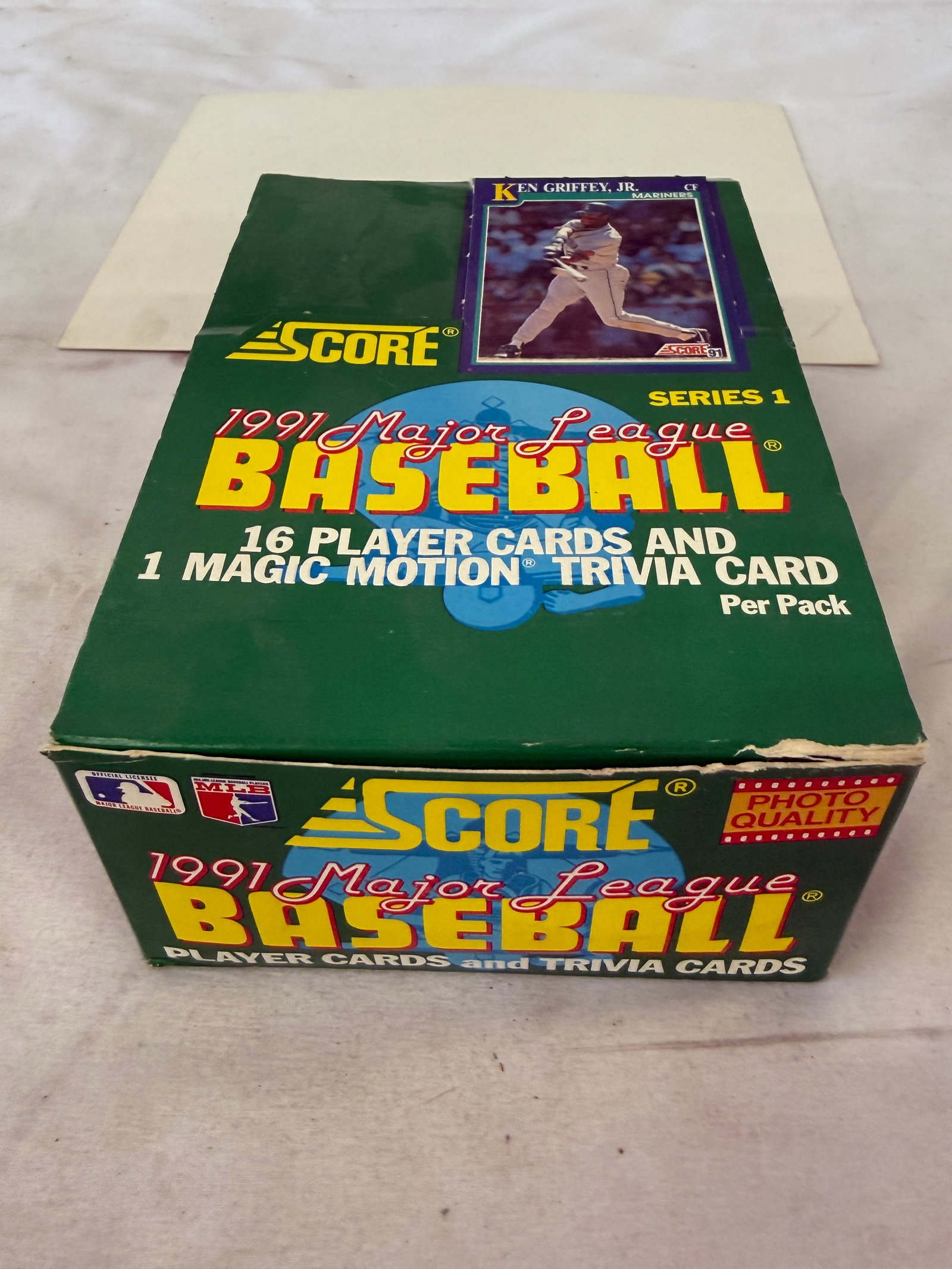 1991 Score Major League Baseball Series 1 Wax Box Factory Sealed Packs: 1991 Score Major League Baseball Series 1 Wax Box Factory Sealed Packs