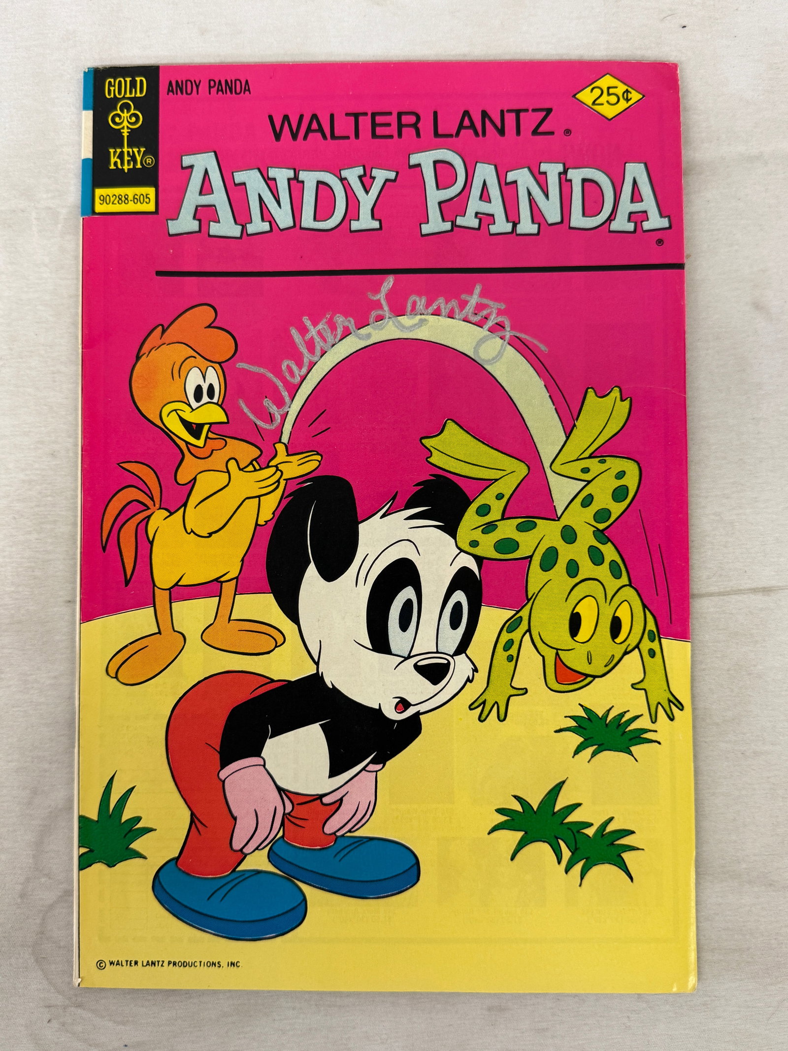 Walter Lantz Andy Panda Gold Key Comic #13 1976 Signed by Walter Lantz (1 of 4)