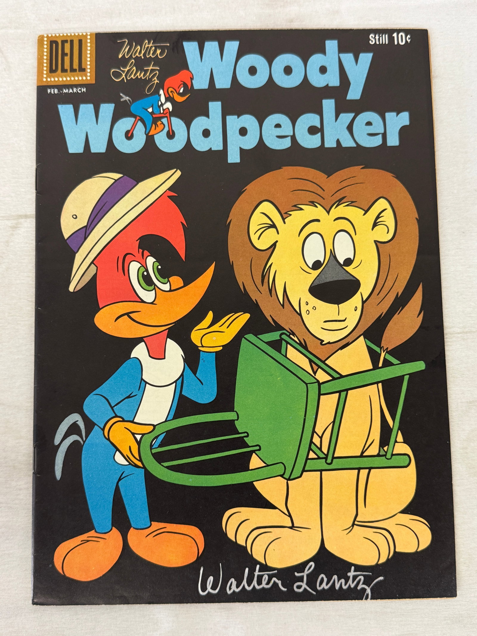 Woody Woodpecker Dell Comic #59 Feb-Mar 1960 Signed Walter Lantz (1 of 4)