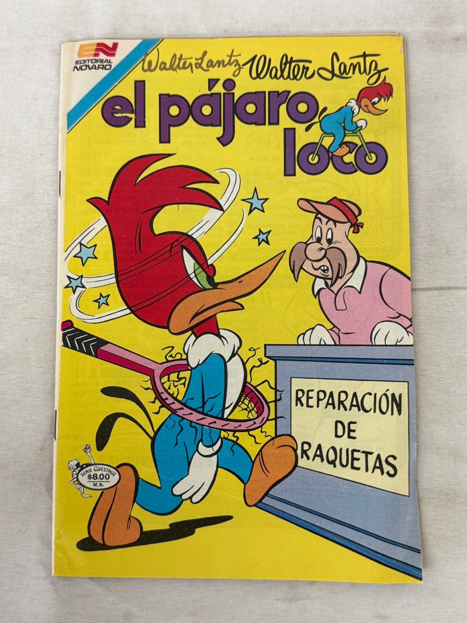 El Pájaro Loco Woody Woodpecker Walter Lantz Spanish Comic Book Novaro 1981 (1 of 4)