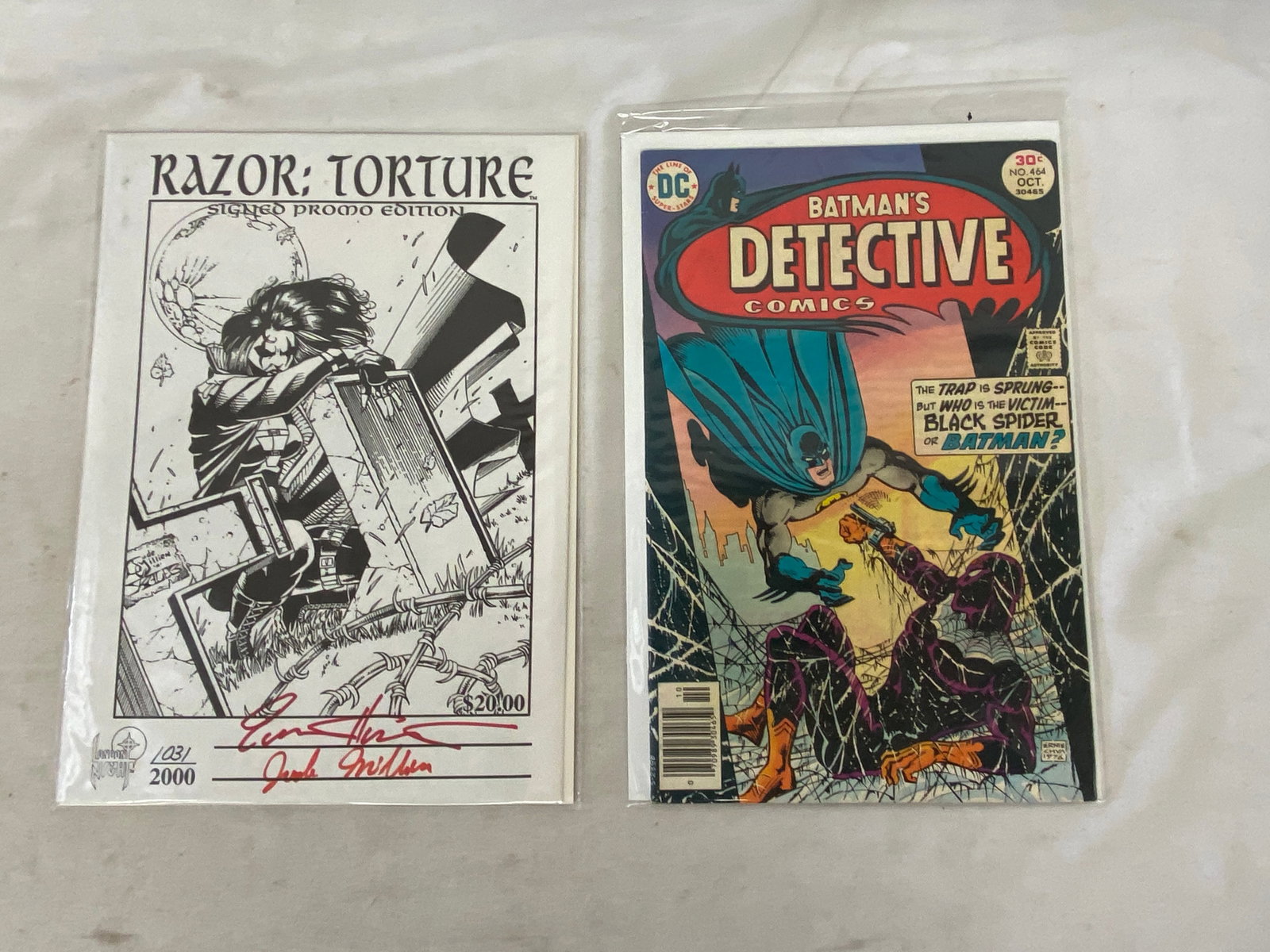 Batman DC Detective Comics Silver Age #372 & #374 Comic Book Lot (1 of 4)