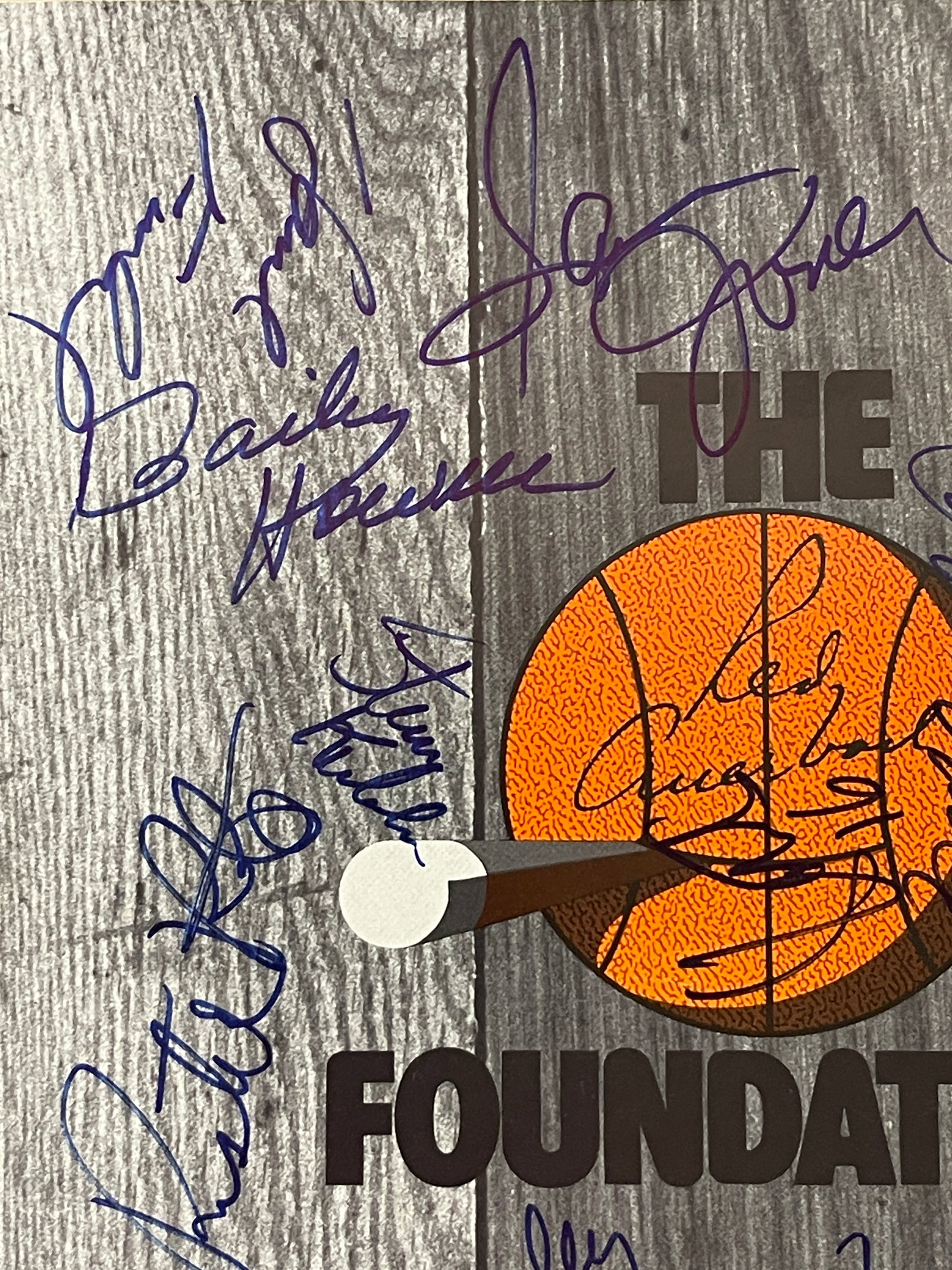 Boston Celtics Legends Multi-Signed Foundation Program w/ COA Ed Richards - 3