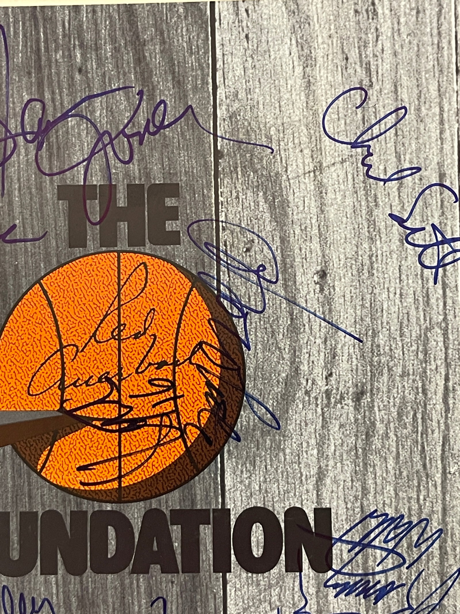 Boston Celtics Legends Multi-Signed Foundation Program w/ COA Ed Richards - 4