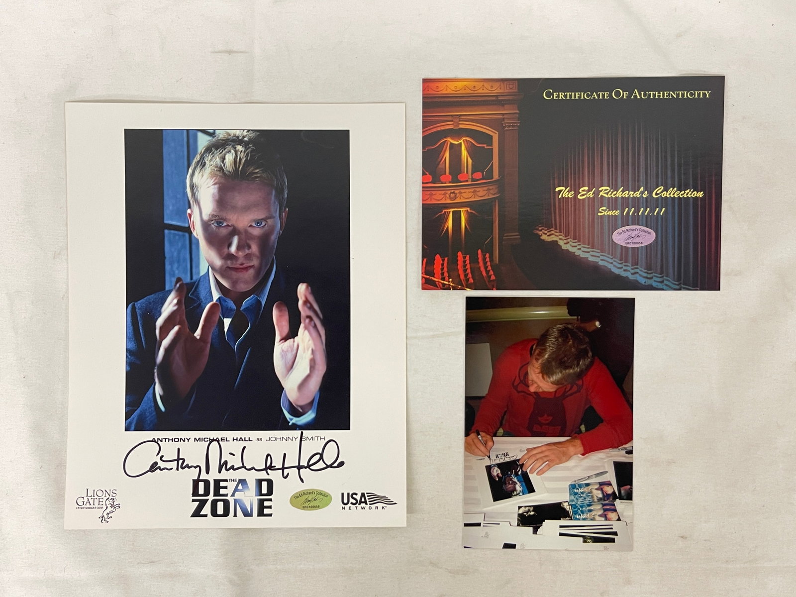 Anthony Michael Hall Signed 8x10 Photo The Dead Zone Johnny Smith COA (1 of 4)
