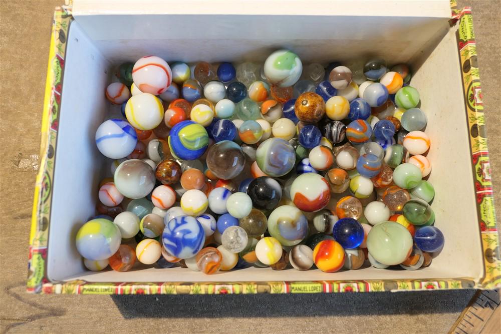 Large Lot of Vintage Marbles Lot: Bid with us in person 11/24 in Lancaster, Ohio or we will drop at our shipper for a $3 fee.