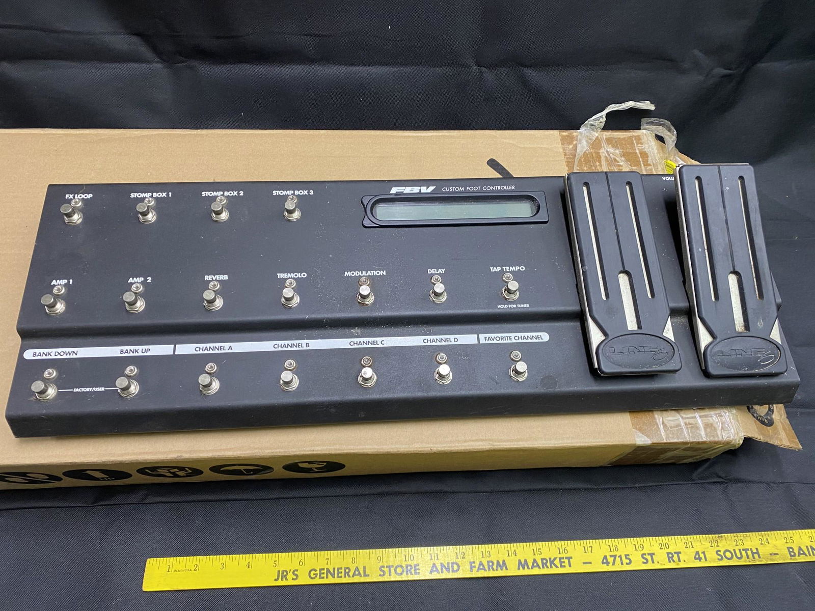 FBV Custom Foot Controller Guitar Setup Oct 24, 2020 Burns Auction