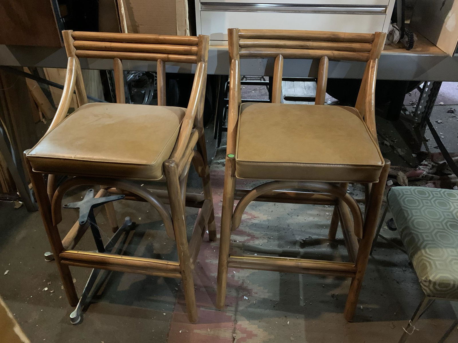 2 Mid-century Bar Stools (1 of 5)