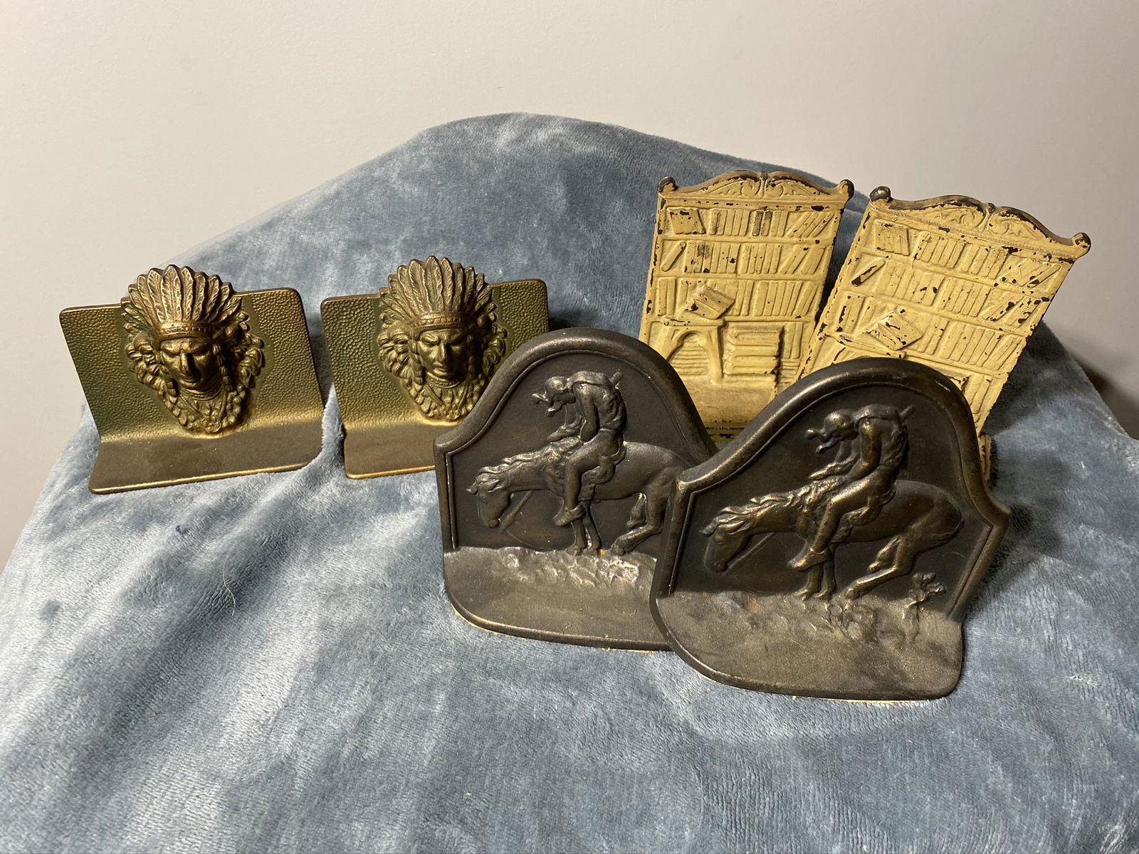 Antique bookends group lot (1 of 13)