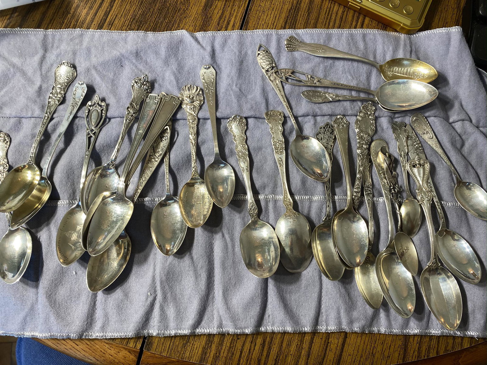 Large lot of Sterling Silver Flatware (1 of 10)