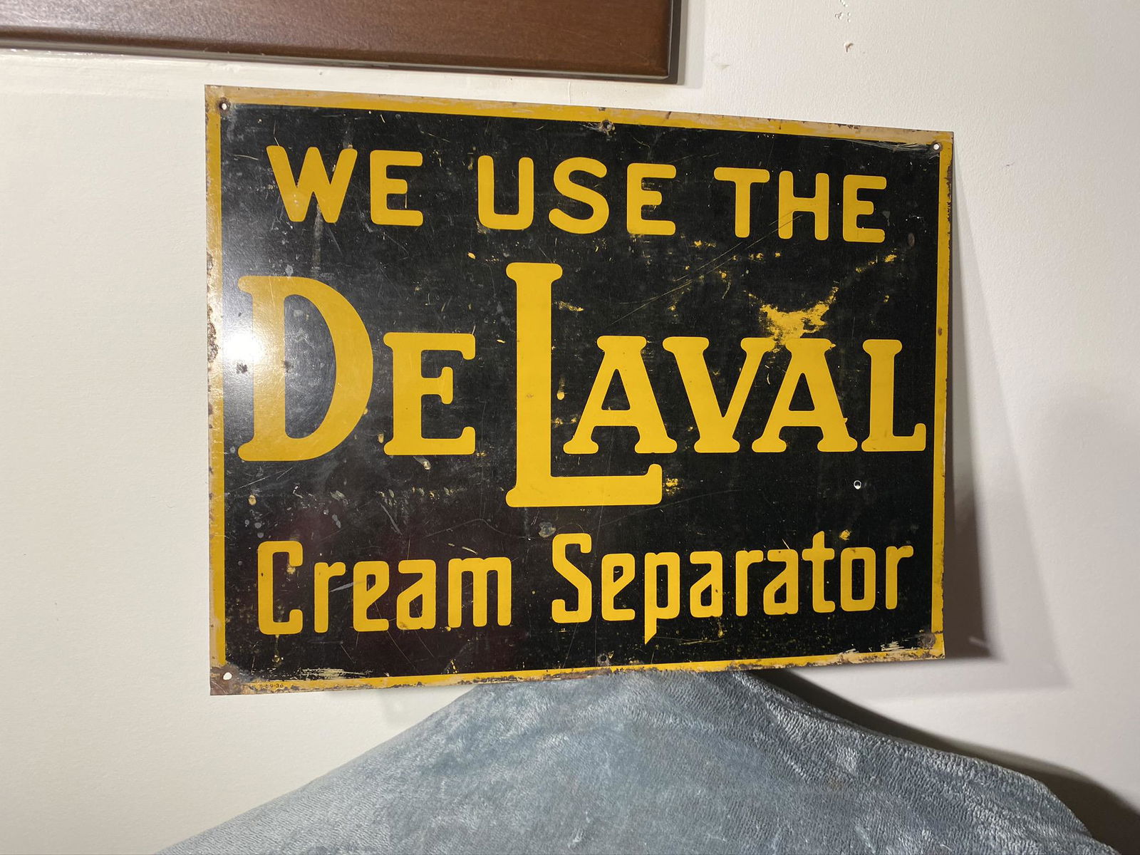 Antique DeLaval Cream Separator Metal sign (1 of 5)