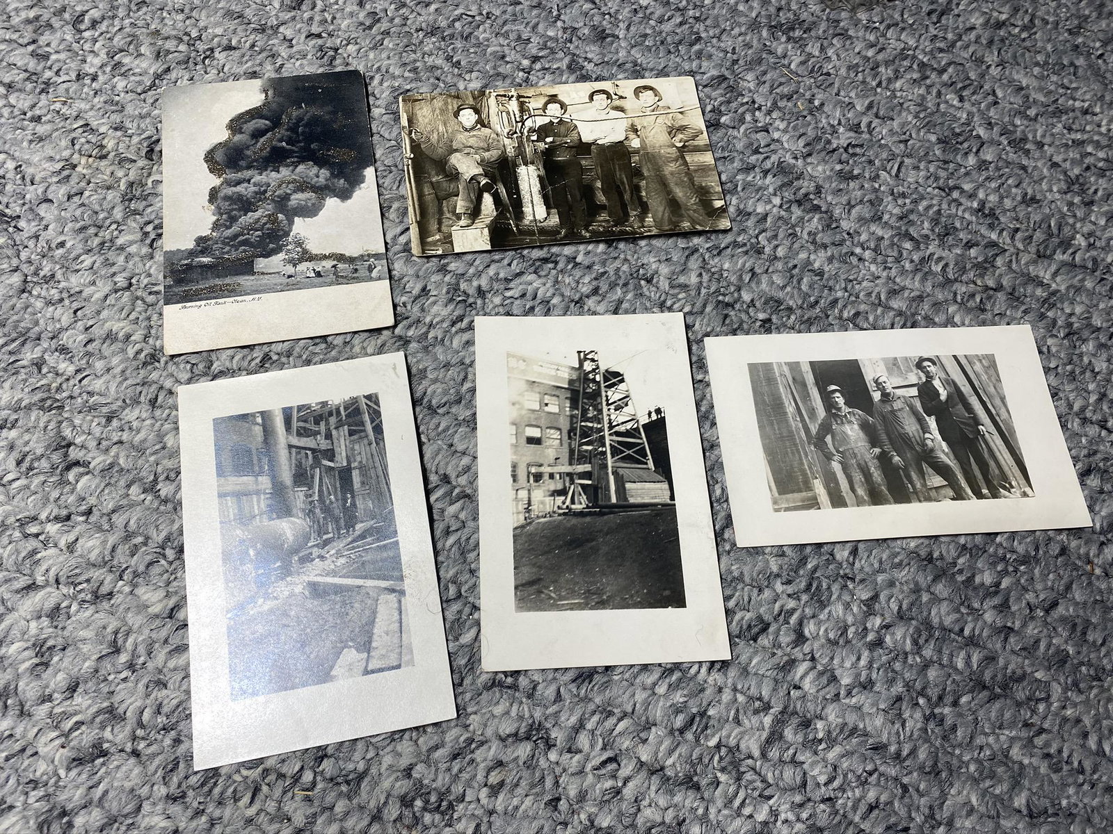 Group lot of oil related Real Photos Postcards (1 of 7)