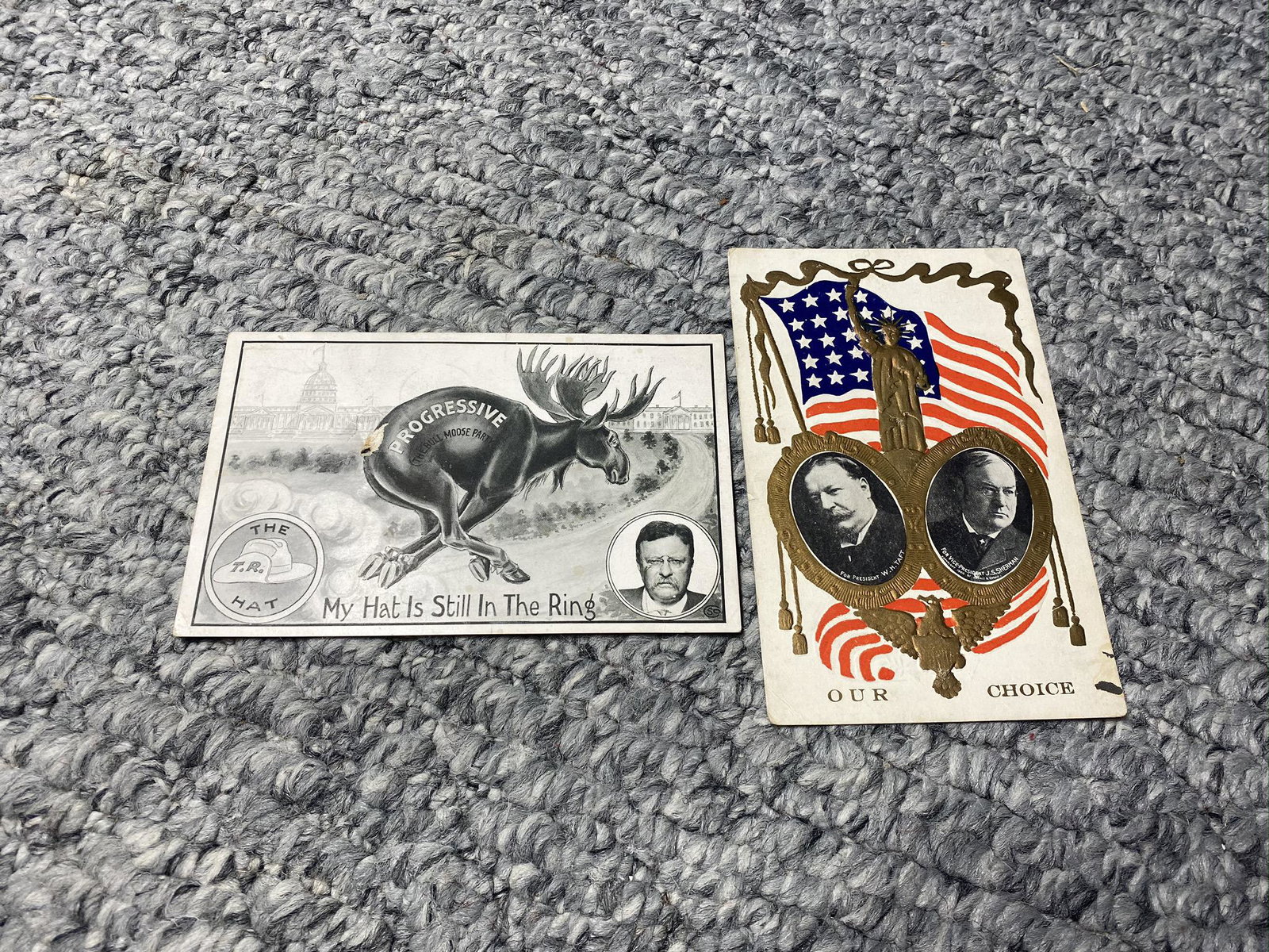 Pair of Antique Political postcards (1 of 4)