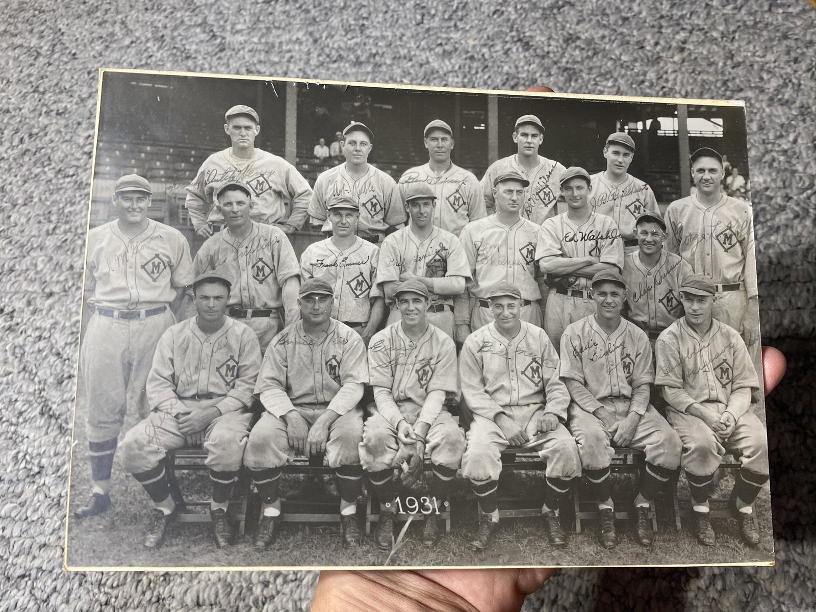 Rare Signed 1931 Minneapolis Millers team baseball (1 of 18)