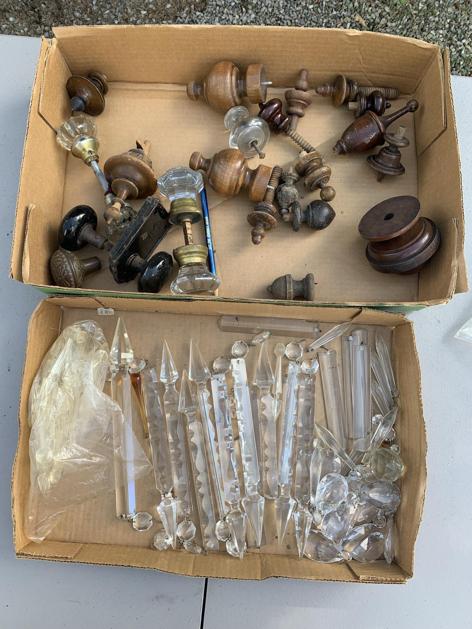 Vintage Door Knobs & Crystal Pendants (1 of 11)