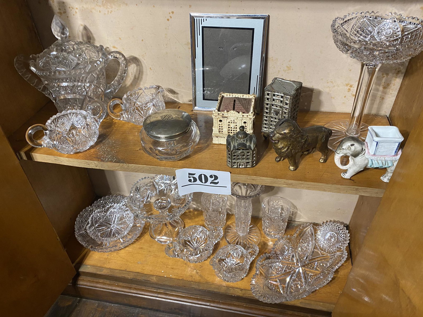 Cut glass, Sterling silver, Antique Banks etc (1 of 15)