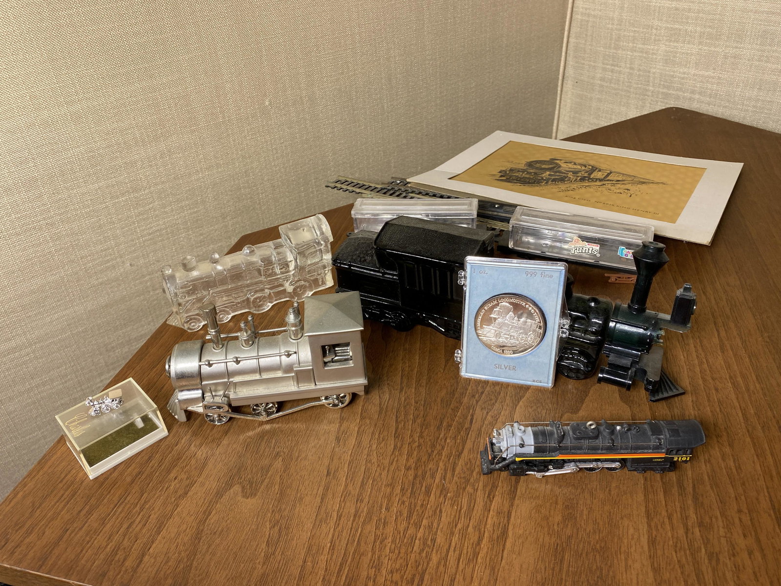 Railroad Memorabilia Lot including Sterling Silver Token. (1 of 19)