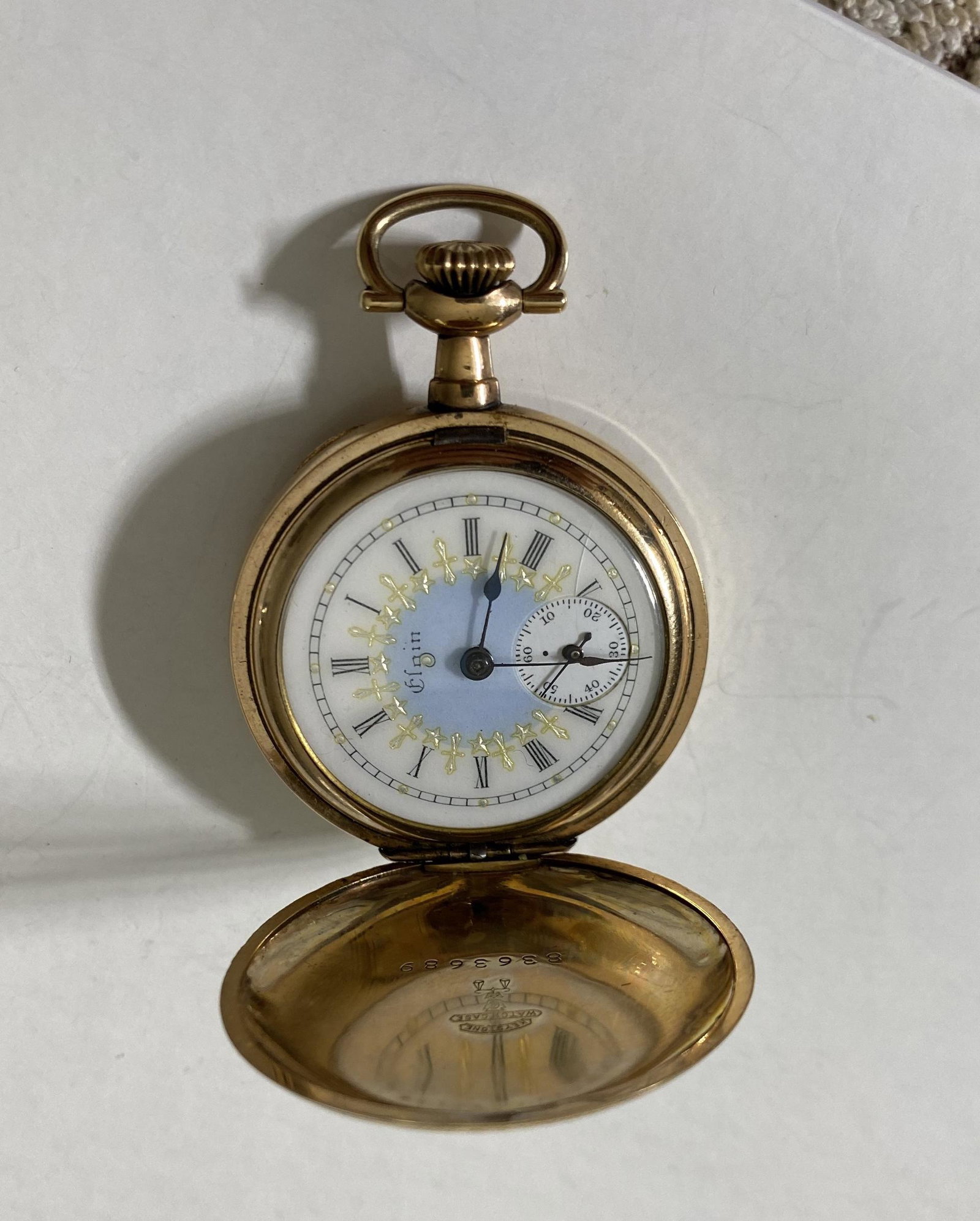 Gold Filled Elgin Pocket Watch - Runs. (1 of 7)