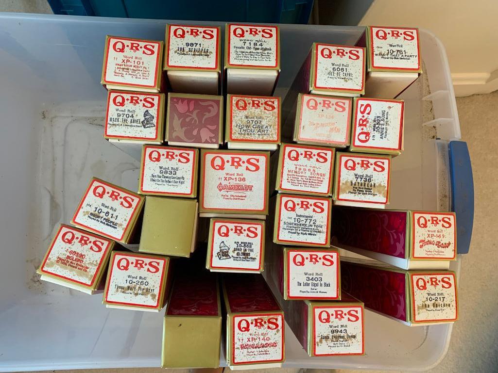 Q.R.S Player piano Rolls plus Hammond Organ (1 of 10)