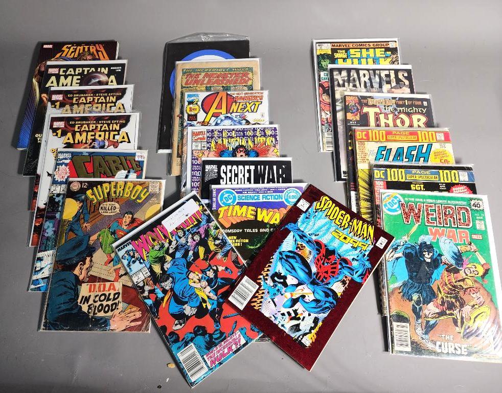 Variety Of Collectible Dc & Marvel Comic Books. See Photos For Titles.