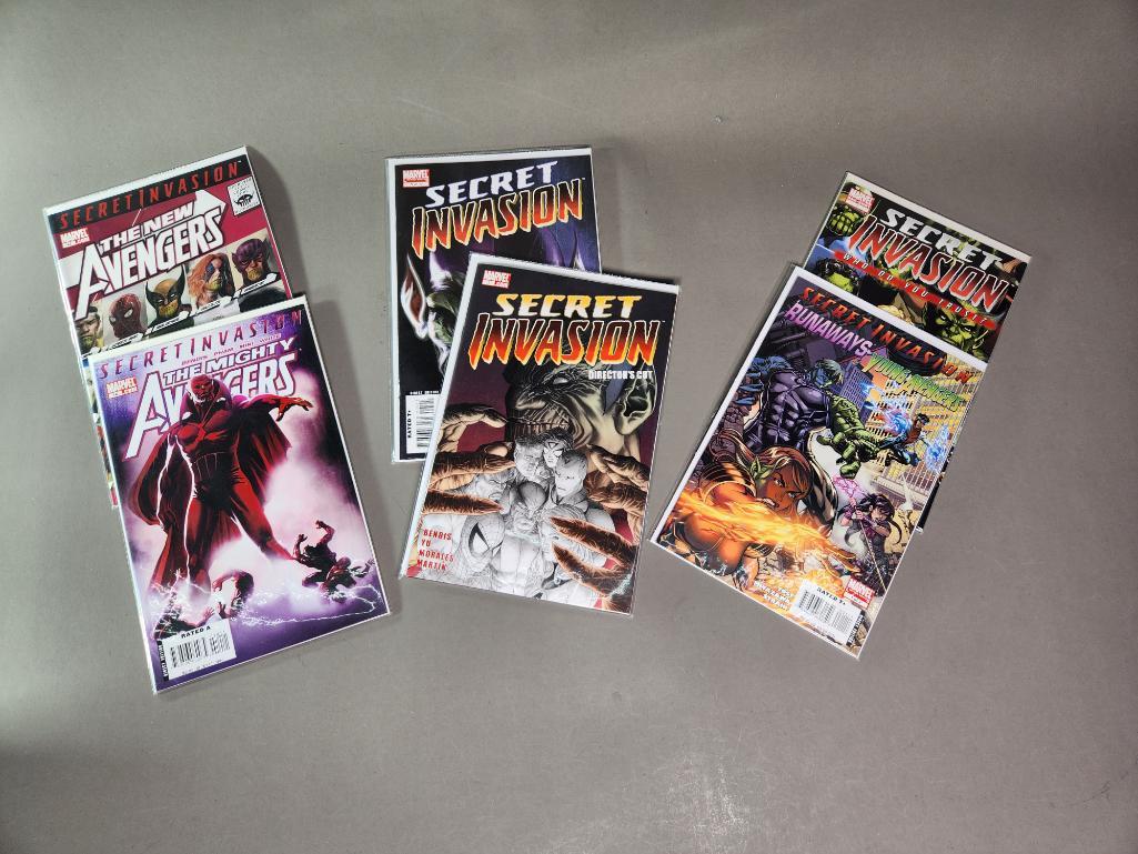 Avengers and Secret Invasion Comic Books. (1 of 13)