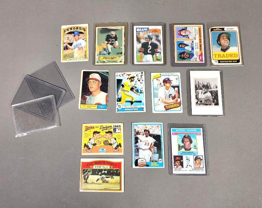 Group of Baseball & Football Trading Cards. Apr 10, 2023 Burns