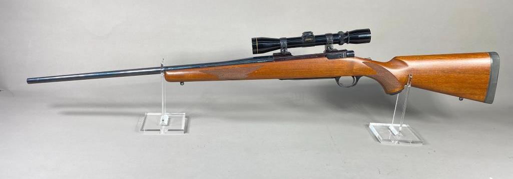 Ruger M77 in 7mm Rem Mag Very Good w/Leupold Scope: BRAND: Rugger SERIAL: 770-47737 CALIBER/GAUGE: 7MM Rem Mag MODEL: M77 CONDITION: Very Good BACKGROUND CHECK: Yes OTHER INFO: With Leupold Scope, 44 1/2 inches overall. SHIPPING: In-house shipping avai
