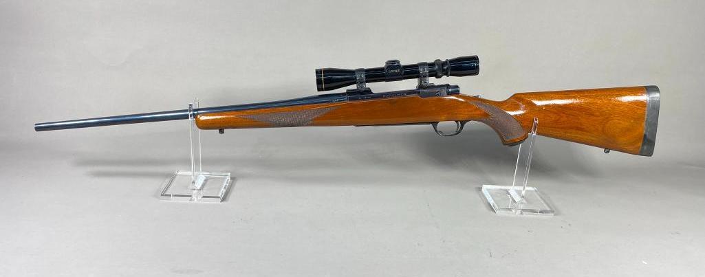 Ruger M77 in 30/06 Rifle Very Good w/Leupold Scope: BRAND: Rugger SERIAL: 79-74896 CALIBER/GAUGE: 30/06 MODEL: M77 CONDITION: Very Good BACKGROUND CHECK: Yes OTHER INFO: With Leupold Scope, 43 inches overall. SHIPPING: In-house shipping available. Pick