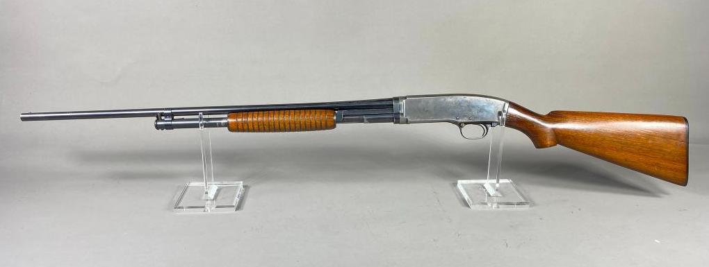 Winchester Model 42 Shotgun in 410 Ga. Rare: BRAND: Winchester SERIAL: 28754 CALIBER/GAUGE: 410 Gauge MODEL: 42 CONDITION: Good BACKGROUND CHECK: Yes OTHER INFO: 45 1/2 inches Overall Length SHIPPING: In-house shipping available. Pickup is Monda