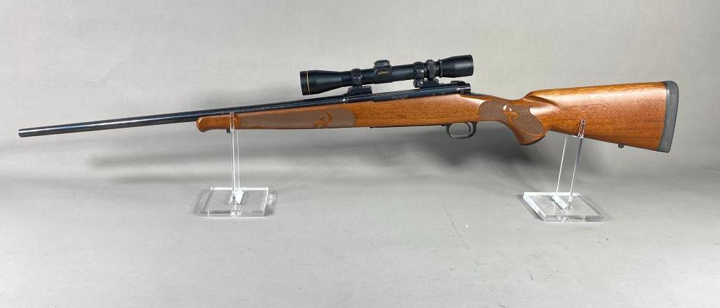 Winchester Model 70 XTR in 30-06 w/Leupold Scope: BRAND: Winchester SERIAL: G1556311 CALIBER/GAUGE: 30-06 Springfield MODEL: Model 70 XTR CONDITION: Very Good BACKGROUND CHECK: Yes OTHER INFO: With Leupold Scope, 43 inches Overall Length SHIPPING: In