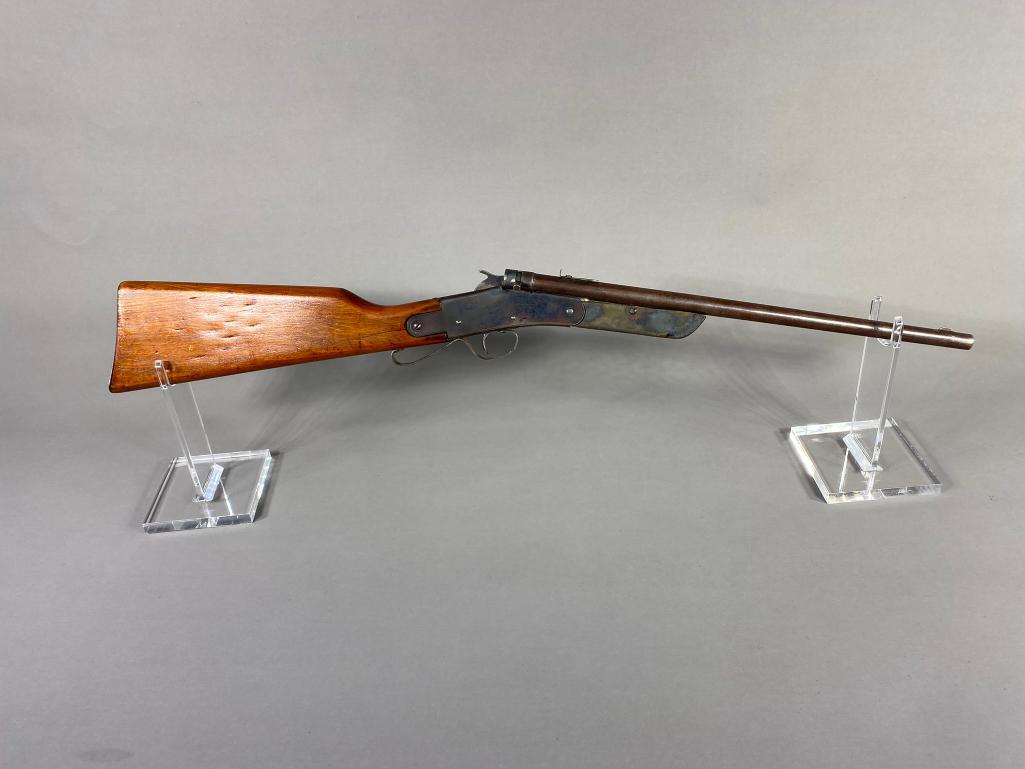 Hamilton 22 Cal Boy's Rifle: BRAND: Hamilton SERIAL: n/a CALIBER/GAUGE: 22 cal MODEL: Boy's Rifle CONDITION: Fair BACKGROUND CHECK: Yes OTHER INFO: 30 inches Overall Length SHIPPING: In-house shipping available. Pickup is Monday,