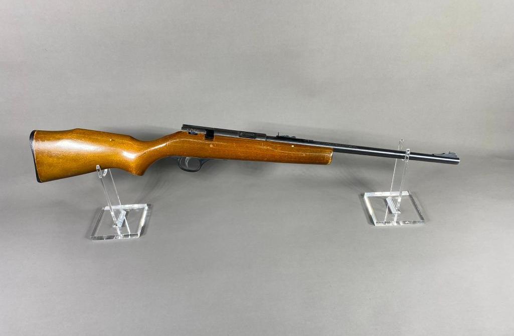 Marlin 22LR Rifle Model 15YN - No bolt: BRAND: Marlin SERIAL: 11555632 CALIBER/GAUGE: .22 LR MODEL: 15YN CONDITION: Good, No Bolt BACKGROUND CHECK: Yes OTHER INFO: 33 1/2 inches Overall length SHIPPING: In-house shipping available. Pickup i