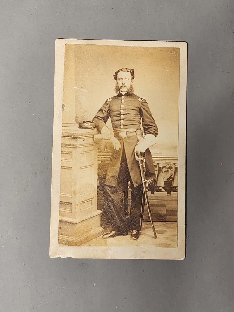 Civil War CDV Photo ID'd Frederick H. Cruso 1st Ny Engineers: SHIPPING: In-house shipping available. Pickup is Monday, June 5 from 2 pm to 7 pm and Tuesday, June 6 from Noon to 5 pm in Carroll, Ohio 43112 or we will provide in-house shipping for this item. Sales