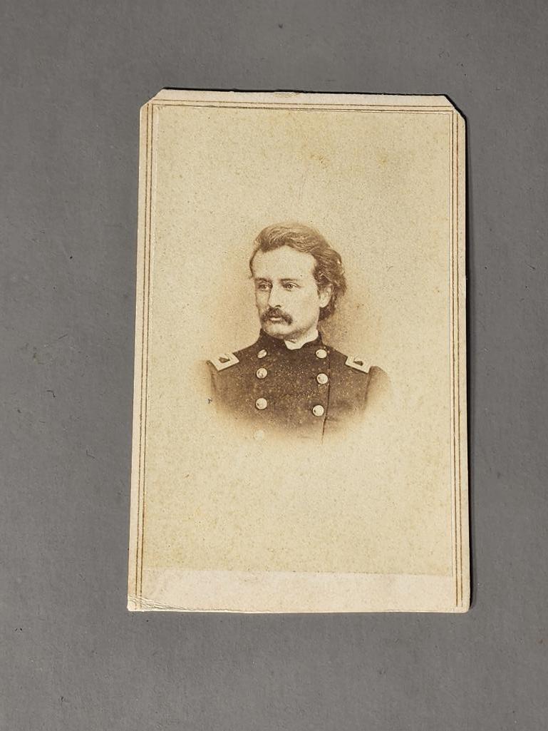 Civil War Era CDV ID'd 1st NY Engineers Edward Wellman: SHIPPING: In-house shipping available. Pickup is Monday, June 5 from 2 pm to 7 pm and Tuesday, June 6 from Noon to 5 pm in Carroll, Ohio 43112 or we will provide in-house shipping for this item. Sales
