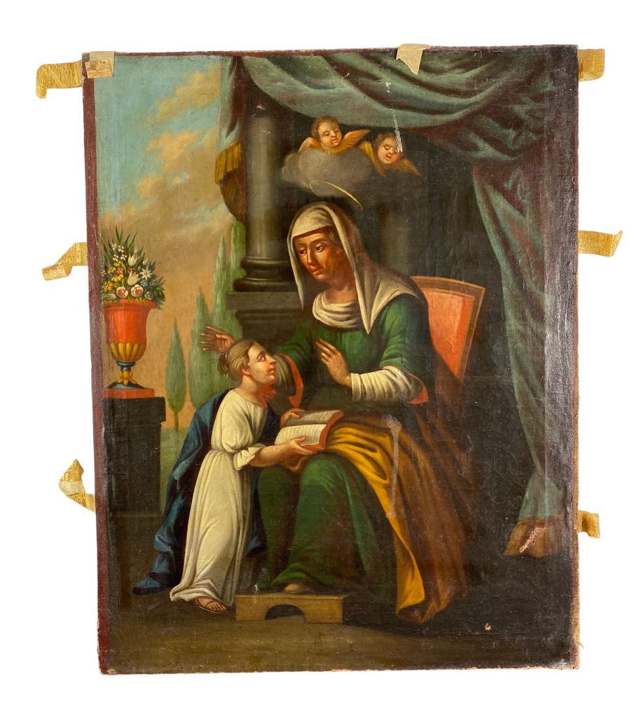 St. Anne Teaching Mary-Italian School Old Master (1 of 7)